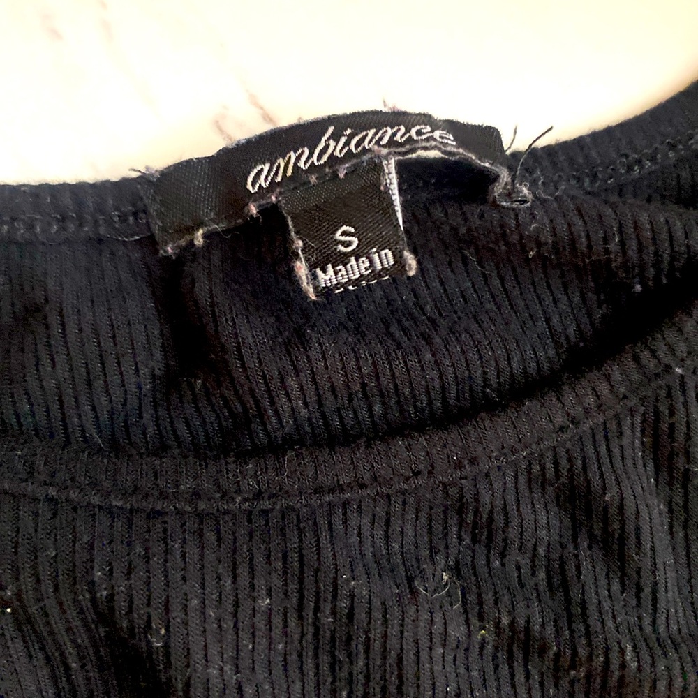 black short sleeve